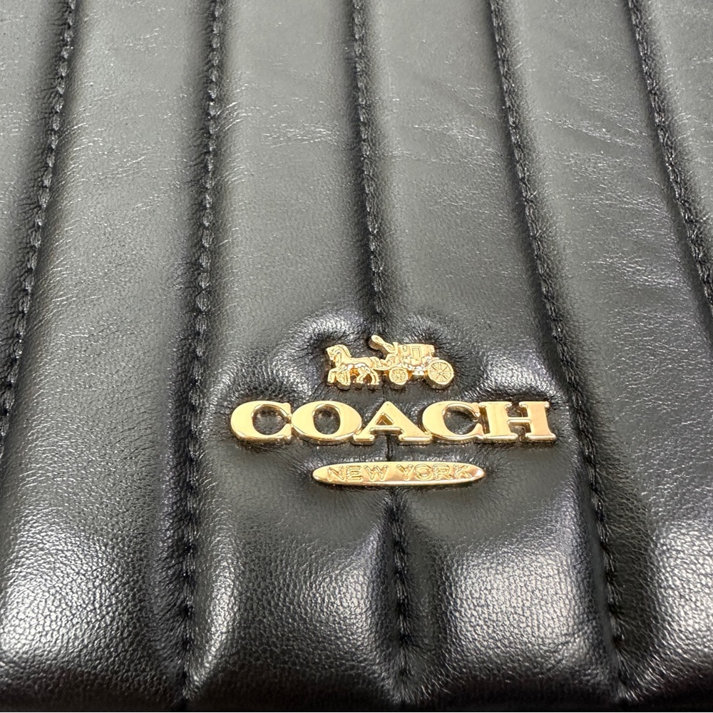 Coach Black Jes Quilted Crossbody Bag - Picture 5 of 14